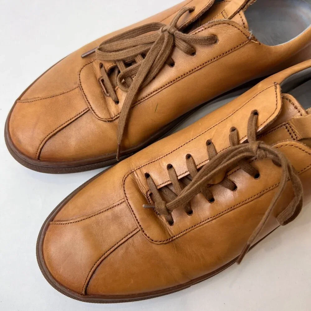 Grenson Leather Men sneakers, brown /tan, Size 8